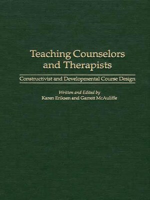 cover image of Teaching Counselors and Therapists